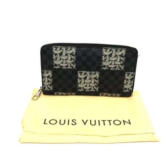 LOUIS VUITTON N61214 Graphite Christopher nemes Zippy Organizer Long Wallet - Picture 4 of 14
